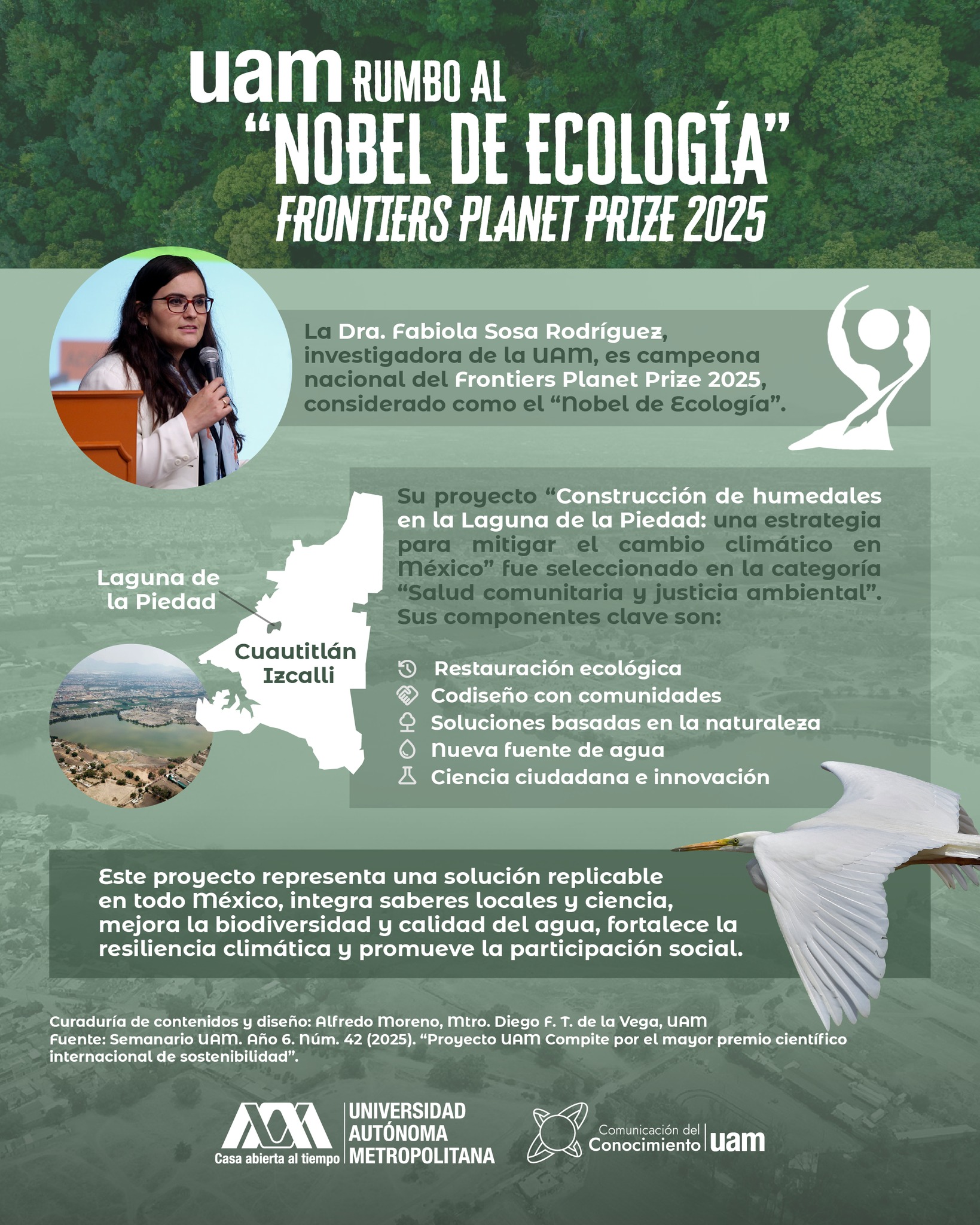 uam RUMBO AL "NOBEL DE ECOLOGÍA" FRONTIERS PLANET PRIZE